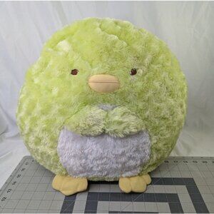 San-X Sumikko Gurashi Penguin Plush 18 Inch Lime Green 2019 Stuffed Animal Toy